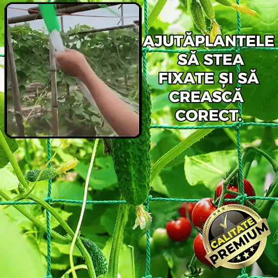 Plasă Pentru Plante Cățărătoare - GreenGrow™
