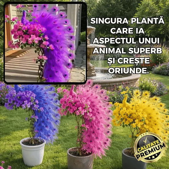 Floarea Exotică în Formă de Păun - Bougainvillea™