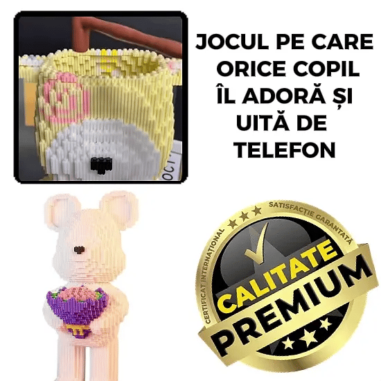 Ursuleț Decorativ din Piese – BearMagic™